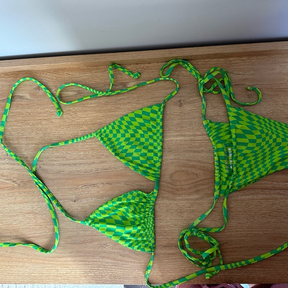 Frankie’s Bikinis Tia Bikini in color Morison. Top: Small. Bottom: medium. - Picture 2 of 6